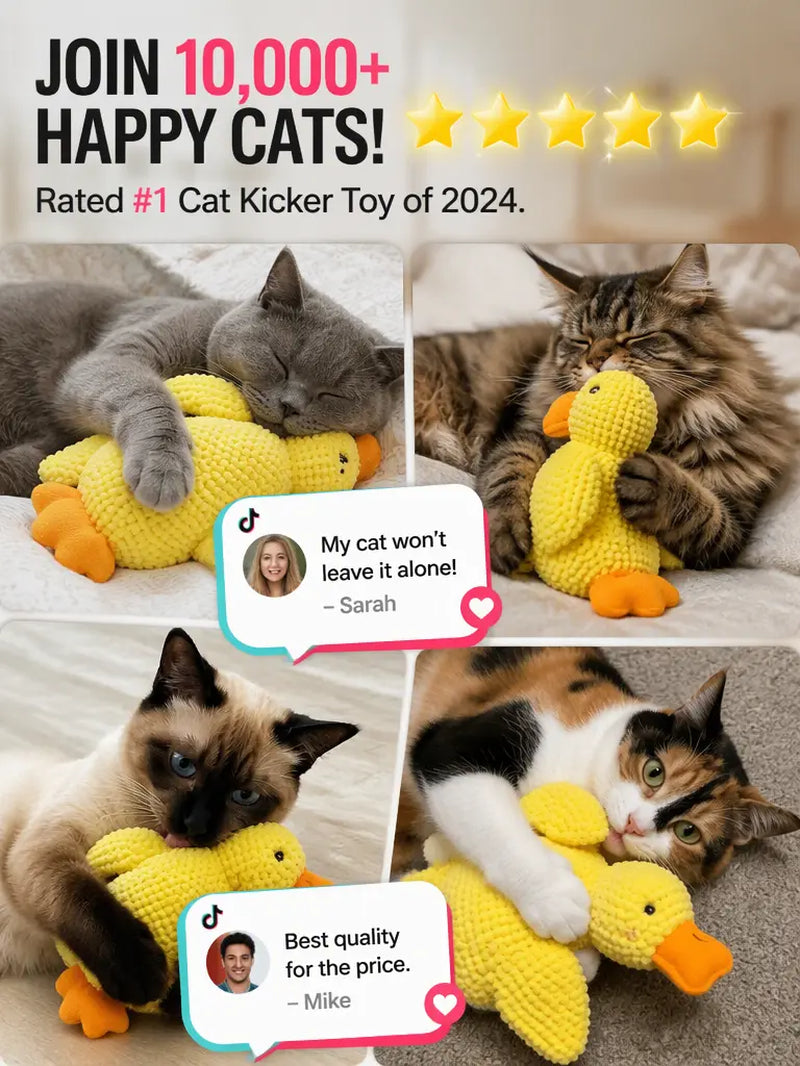 UQIOZ Interactive Catnip Plush Toy - Durable Chew-Resistant Wand for Engaging Play, Crinkle Sound Teething Aid, Ideal for Cat Enthusiasts