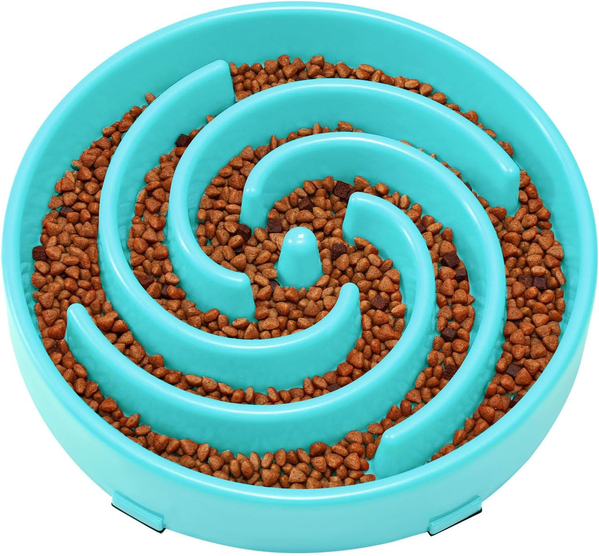 Slow Feeder Dog Bowl for Large and Medium Breeds - Anti-Gulping Design to Prevent Bloat and Choking